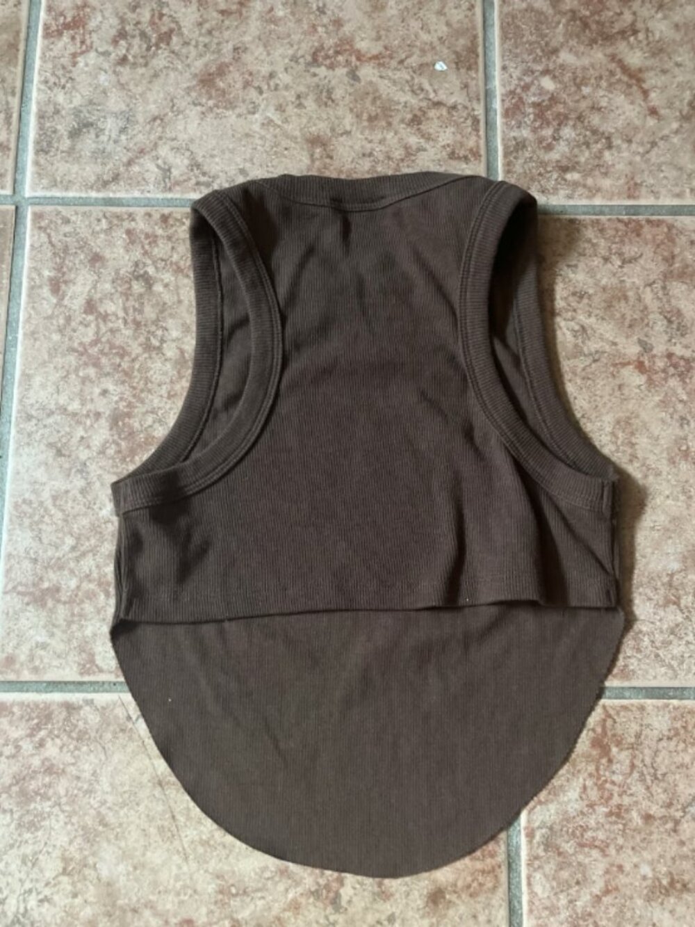 Whitefox brown cropped tank - Picture 2 of 3
